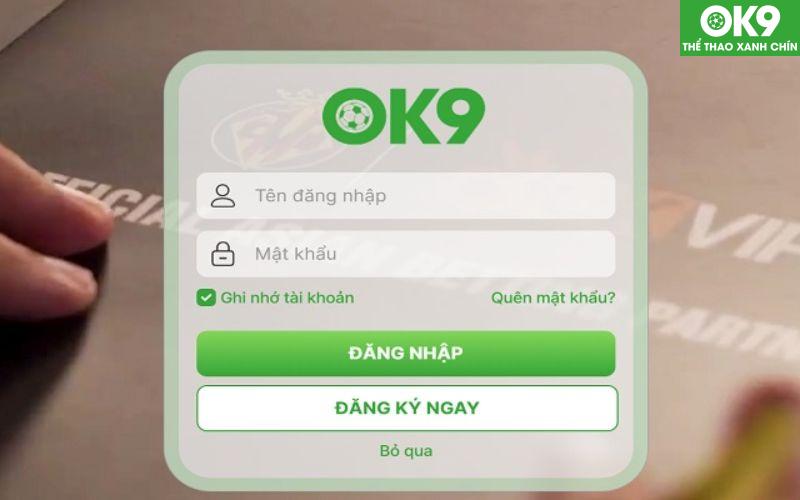 Các bước tạo tài khoản OK9 đơn giản